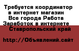 Требуется координатор в интернет-магазин - Все города Работа » Заработок в интернете   . Ставропольский край